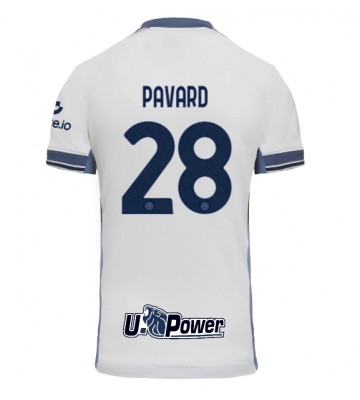 Inter Milan Benjamin Pavard #28 Segunda Equipación 2024-25 Manga Corta